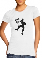 T-Shirt Manche courte cold rond femme Take The L Fortnite Celebration Griezmann