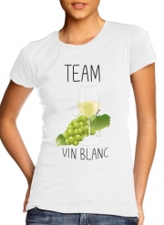 T-Shirt Manche courte cold rond femme Team Vin Blanc
