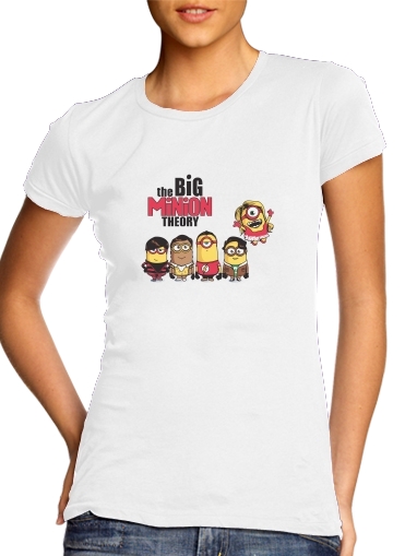 T-Shirt Manche courte cold rond femme The Big Minion Theory
