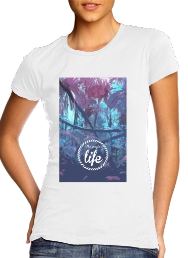 T-Shirt Manche courte cold rond femme the jungle life
