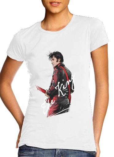 T-Shirt Manche courte cold rond femme The King Presley