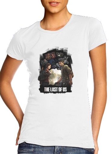 T-Shirt Manche courte cold rond femme The Last Of Us Zombie Horror