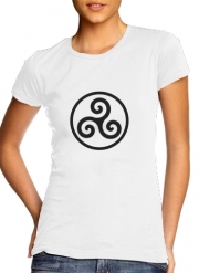 T-Shirt Manche courte cold rond femme Triskel Symbole