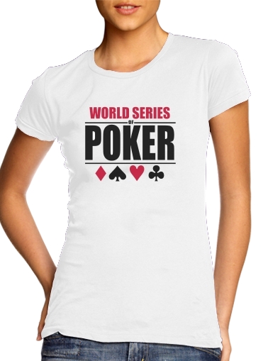 T-Shirt Manche courte cold rond femme World Series Of Poker