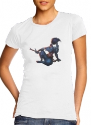 T-Shirt Manche courte cold rond femme Yasuo Lol Character