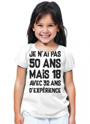 T-Shirt Fille 50 ans Cadeau anniversaire