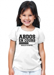 T-Shirt Fille Abdos en cours