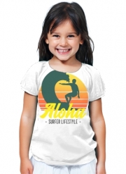 T-Shirt Fille Aloha Surfer lifestyle