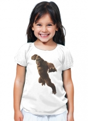 T-Shirt Fille Angry Gorilla