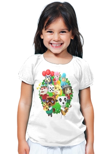 T-Shirt Fille Animal Crossing Artwork Fan