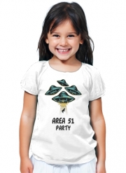 T-Shirt Fille Area 51 Alien Party