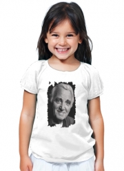 T-Shirt Fille Aznavour Hommage Fan Tribute