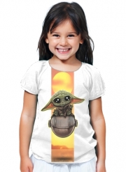 T-Shirt Fille Baby Yoda