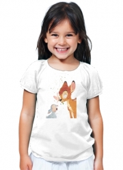 T-Shirt Fille Bambi Art Print