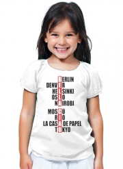 T-Shirt Fille Bella Ciao Character Name