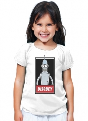 T-Shirt Fille Bender Disobey