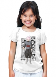 T-Shirt Fille Black Goku Scan Art