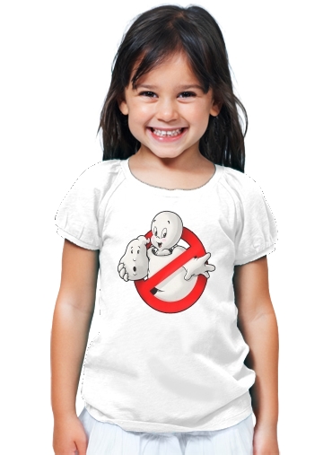 T-Shirt Fille Casper x ghostbuster mashup