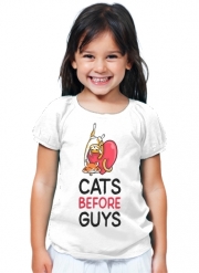 T-Shirt Fille Cats before guy