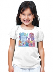 T-Shirt Fille Colorful and creepy creatures