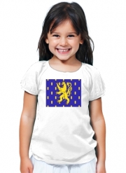 T-Shirt Fille Drapeau de la Franche Comté