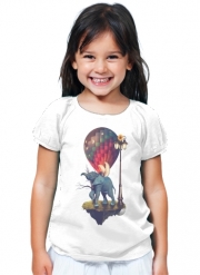 T-Shirt Fille Elephant Angel