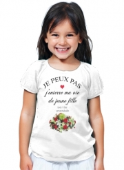 T-Shirt Fille EVJF Cadeau enterrement vie de jeune fille personnalisable avec date ou texte