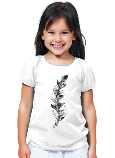 T-Shirt Fille Feather
