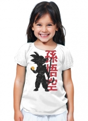 T-Shirt Fille Goku silouette