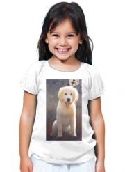 T-Shirt Fille Golden Retriever Puppy