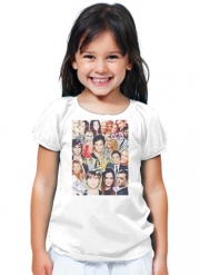 T-Shirt Fille Gossip Girl Collage Fan
