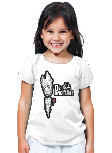 T-Shirt Fille GrootFather is Groot x GodFather