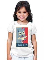 T-Shirt Fille Happy propaganda