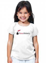 T-Shirt Fille I love History