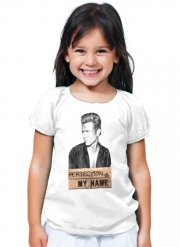 T-Shirt Fille James Dean Perfection is my name