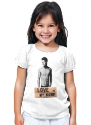 T-Shirt Fille Jeremy Irvine Love is my name
