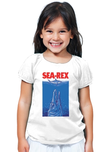 T-Shirt Fille Jurassic World Sea Rex