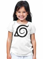 T-Shirt Fille Konoha Symbol Grunge art
