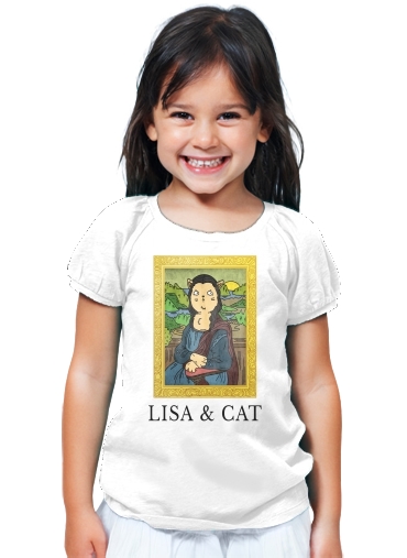 T-Shirt Fille Lisa And Cat