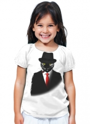 T-Shirt Fille Mobster Cat