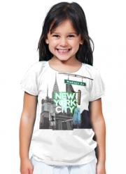T-Shirt Fille New York City II [green]