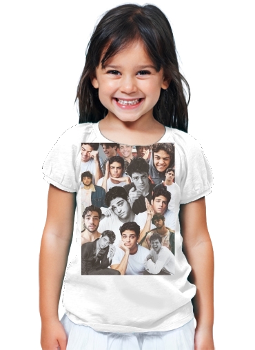 T-Shirt Fille Noah centineo collage