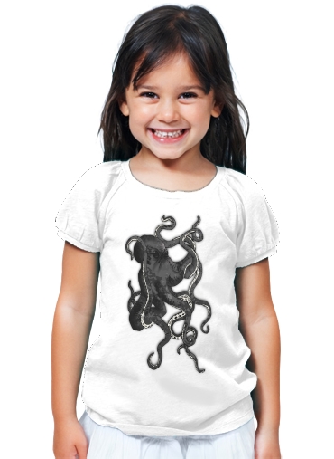 T-Shirt Fille Octopus