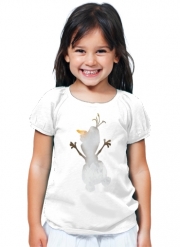 T-Shirt Fille Olaf le Bonhomme de neige inspiration