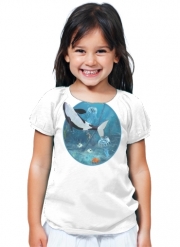 T-Shirt Fille Baleine Orca