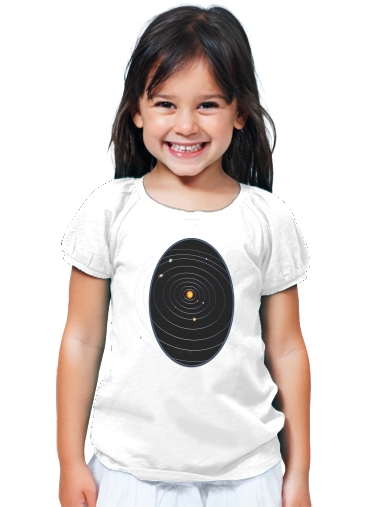 T-Shirt Fille Our Solar System