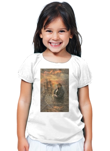 T-Shirt Fille Outlander Collage