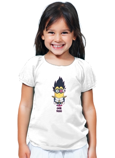 T-Shirt Fille Over 9000