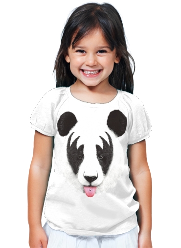 T-Shirt Fille Panda Punk