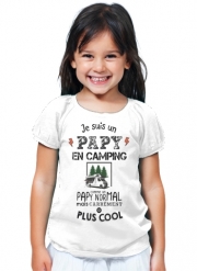 T-Shirt Fille Papy en camping car